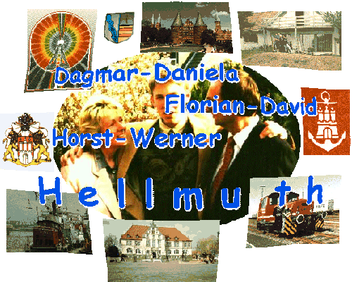 Familienbild-Collage mit den Interessen